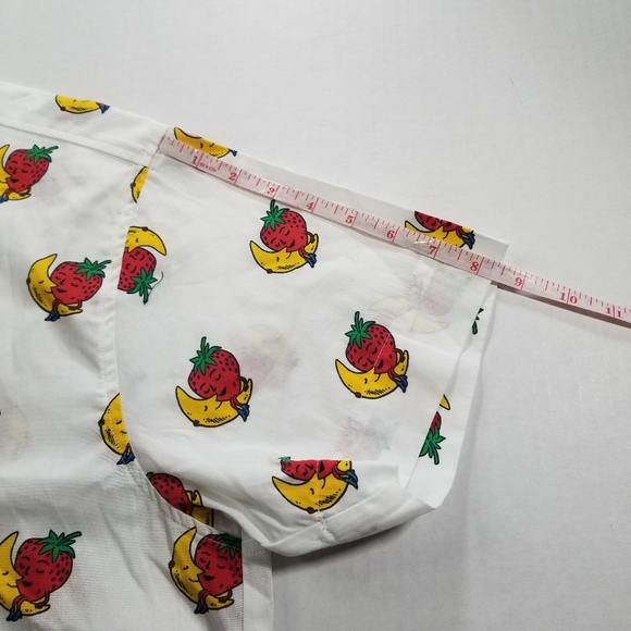 Sky High Farm Strawberry And Moon Print Shirt Short Sleeve Size Small - Picture 8 of 8